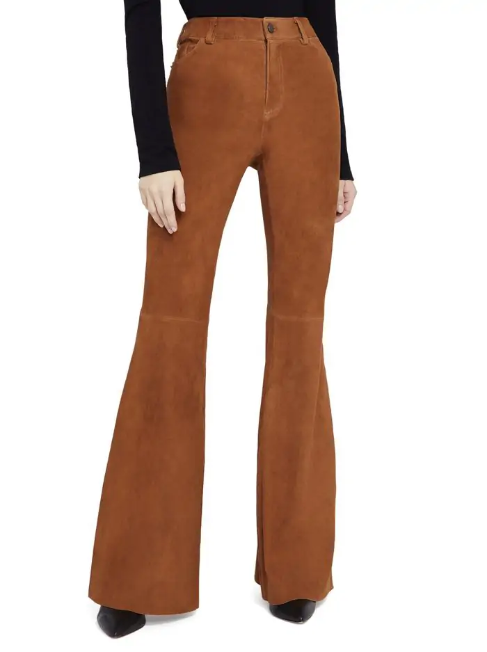 BRENT HIGH WAISTED SUEDE PANT